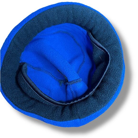 Vintage Marmot Townie Fleece Cap Hat Beanie Ear Flaps Style 1952 USA OS Blue - Picture 8 of 14